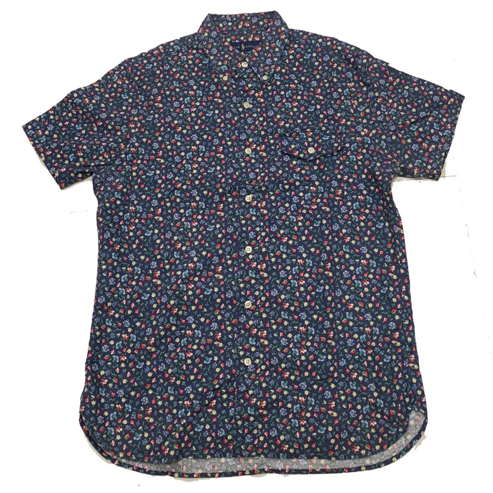 S / Ralph Lauren Ralph Lauren Men's Floral Button Down Shirt